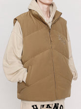 Weste im Vintage-Stil in Volltonfarbe